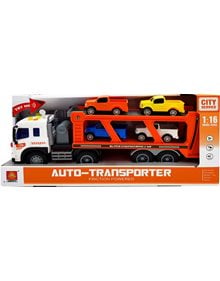 Νταλικα Με Αυτοκινητακια - Auto Transporter 1:16 - 70761741 BlablaToys D.I Οχήματα