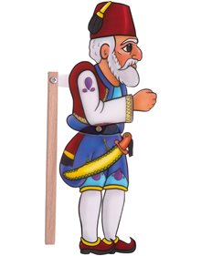 Φιγουρα Θεατρου Σκιων Ο Μπεης - 125 Καλαντζής Κουκλοθέατρο