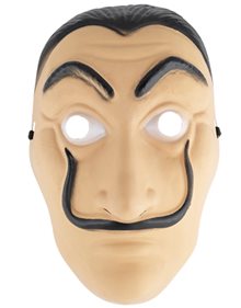 Αποκριατικο Αξεσουαρ Πλαστική Μάσκα Νταλί - 72655 Clown Republic Μάσκες