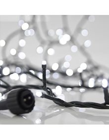 Σειρα 200 LED Eurolamp Επεκτασιμα Με Πρασινο Καλωδιο Λευκα 600-11317 Eurolamp Χριστουγεννιάτικα Λαμπάκια