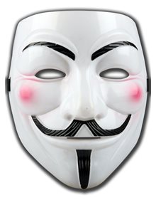 Αποκριατικο Αξεσουαρ Μασκα Anonymous - 74159 Clown Republic Μάσκες