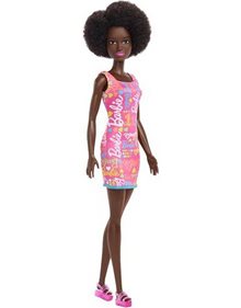 Κούκλα Barbie Λουλουδάτα Φορέματα Με Ροζ Φόρεμα - HGM58 Mattel Barbie