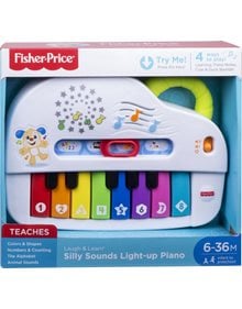 Fisher Price Laugh & Learn Εκπαιδευτικο Πιανο Με Φωτα - GFV21 Fisher Price Παιχνίδια Δραστηριοτήτων
