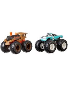 Hot Wheels Oχηματα Monster Trucks Σετ 2τμχ - FYJ64 Mattel Σετ Οχημάτων