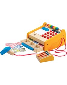 Ξυλινη Ταμειακη Μηχανη Hape Early Explorer - E3121A Hape Εκπαιδευτικά