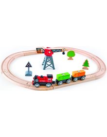 Ξυλινο Τρενο Hape Cargo Delivery Loop - E3731 Hape Τρένα
