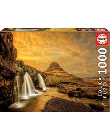 Παζλ 1000pcs Educa Waterfall Iceland - 17971 Educa Puzzle Ενηλίκων