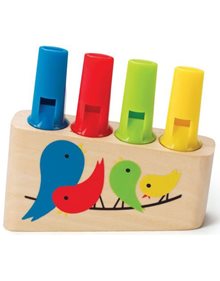 Hape Early Explorer Ξυλινος Αυλος Φλαουτο Rainbow Pan Flute - E1025 Hape Παιχνίδια Δραστηριοτήτων