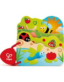 Ξυλινο Βιβλιαρακι Hape Early Explorer Baby's Bug - E0043A Hape Βρεφικά