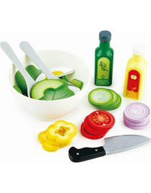 Ξυλινο Σετ Σαλατα Hape Playfully Delicious Healthy Salad - E3174A Hape Κουζινικά