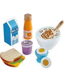 Ξυλινο Σετ Τροφιμα Hape Playfully Delicious Breakfast - E3172A Hape Κουζινικά
