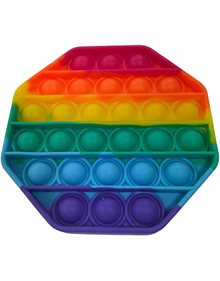 Push Pop It Rainbow Colours Οκταγωνο - 70741957 BlablaToys D.I Διαδραστικά