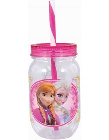 Παιδικο Ποτηρι Με Καλαμακι Μικρο Frozen - REN47005 Hollytoon Ποτήρια