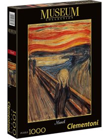 Παζλ 1000pcs Munch: Η Κραυγή - Museum Collection | Clementoni - 1260-39377 Clementoni Puzzle Ενηλίκων