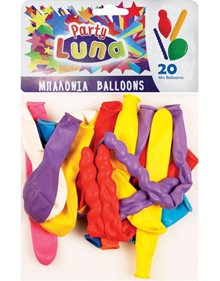 Μπαλονια Σε Διαφορα Μεγεθη 20τμχ Luna - 000088910 Luna Μπαλόνια