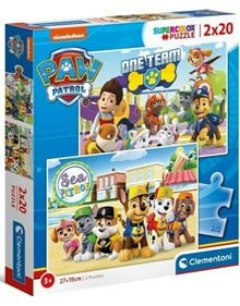 Παζλ 2x20pcs Paw Patrol - Super Color | Clementoni - 1200-24779 As Company Παιδικά Puzzle
