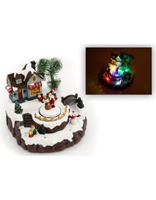 Χριστουγεννιάτικο Διακοσμητικό Κατάστημα Παιχνιδιών Με LED - 98321 V. Christakopoulos Χριστουγεννιάτικα Είδη