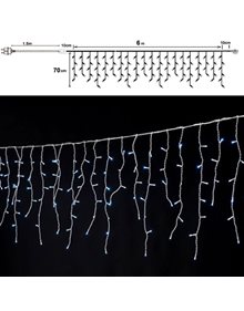 300 Λαμπάκια LED Σταλακτίτης (6m) - Λευκό Ψυχρό (8 Προγράμματα) - 75021 Alexandros Iliadis Χριστουγεννιάτικα Λαμπάκια