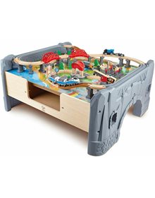 Ξυλινο Σετ Σιδηροδρομος 70Τμχ Hape Railway - E3766 Hape Τρένα