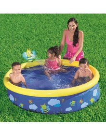 Πισίνα Φουσκωτη My First Fast Set Spray Pool Σε 2 Σχέδια - 57326 Bestway Πισίνες