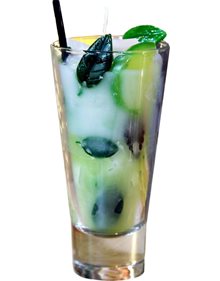 Χειροποίητη Πασχαλινή Λαμπάδα Cocktail Mojito Σε Ποτήρι - 000631 Γεράκης Χειροποίητες Λαμπάδες