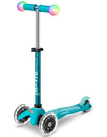 Παιδικο Πατινι Mini Micro Deluxe Magic Led Γαλαζιο - MMD131 Micro Παιδικά Πατίνια & Scooters