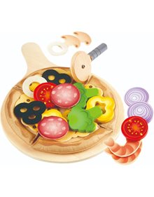 Ξυλινo Σετ Hape Playfully Delicious Perfect Pizza - E3173 Hape Κουζινικά