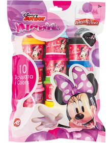 Σακουλα Πλαστελινης Με 10 Βαζακια Minnie - 1045-03569 As Company Πλαστελίνες