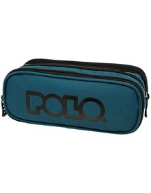 Polo Κασετίνα Triple Box Πετρόλ - 9370055401 Polo Σχολικές Κασετίνες