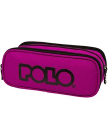 Polo Κασετίνα Triple Box Μωβ - 9370054301 Polo Σχολικές Κασετίνες