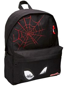 Παιδικο Σακιδιο Πλατης Δημοτικου Spiderman Μαυρο - 500989 Must Τσάντες Δημοτικού