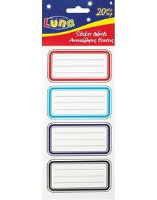 Αυτοκολλητες Ετικετες 20τμχ | Must - 1040307 Diakakis Αυτοκόλλητα | Ετικέτες