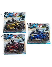Παιδική Μηχανή Motor Cycle Με Αναβάτη Σε 3 Σχέδια - 70705008 BlablaToys D.I Αυτοκινητάκια