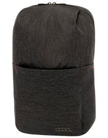 Polo Σακιδιο Πλατης Airy Μαυρο Ανθρακι 2024 - 9020382100 Polo Τσάντες Νηπίου