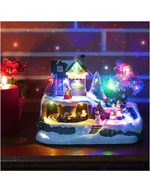 Χριστουγεννιατικο Διακοσμητικο Μουσικο Χωριο Με Led - 98325 V. Christakopoulos Χριστουγεννιάτικη Διακόσμηση