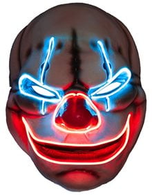 Αποκριατικη Μασκα Light Up Big Mouth Creepy Clown - 9897 Wicked Costumes Αποκριάτικα Αξεσουάρ