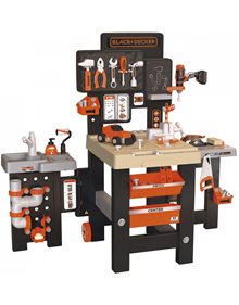 Πάγκος Εργαλείων Smoby Black & Decker Mega Center - 7600360726 Smoby Πάγκοι