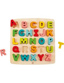 Ξυλινο Παζλ Hape Happy Puzzles Chunky Alphabet - E1551 Hape Παιδικά Puzzle