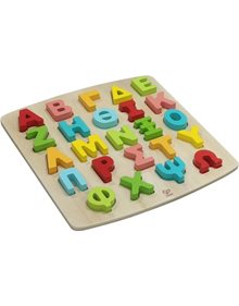 Ξυλινο Παζλ Hape Happy Puzzles Alphabet Greek - E8661 Hape Παιδικά Puzzle