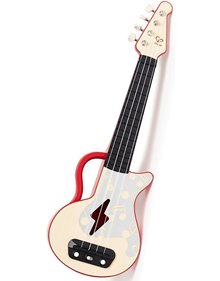 Ξυλινη Κιθαρα Hape Ukulele Learn With Lights Red - E0624 Hape Μουσικά Όργανα