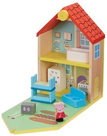 Το Ξυλινο Σπιτι Της Peppa Pig Με Αξεσουαρ - PPC68000 Giochi Preziosi Κούκλες