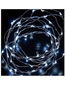 100 Λαμπάκια MicroLED (5m) - Λευκό Ψυχρό (8 Προγράμματα) - 60536 Alexandros Iliadis Χριστουγεννιάτικα Λαμπάκια