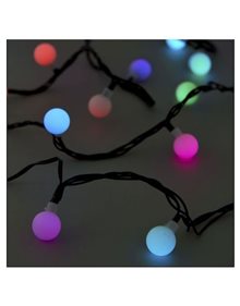 40 Λαμπάκια LED Μπάλες (4m) - Multi Pastel (Επεκτάσιμα) - 55497 Alexandros Iliadis Χριστουγεννιάτικα Λαμπάκια