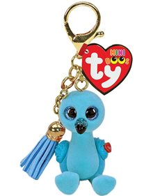 Ty Mini Boos Κλιπ Φλαμινγκο Γαλαζιο - 1607-25063 As Company Λούτρινα