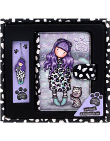 Σημειωματαριο Gorjuss Smitten Kitten & Σελιδοδεικτη - 1086GJ04 Santoro Τετράδια