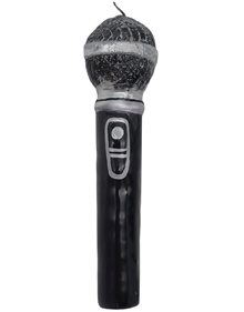 Χειροποίητη Πασχαλινή Λαμπάδα Μικρόφωνο - 001577 Γεράκης Χειροποίητες Λαμπάδες