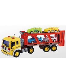 Νταλικα Builder Με 4 Αυτοκινητακια Friction - 70764608 BlablaToys D.I Οχήματα