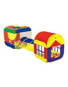 Παιδική Πολύχρωμη Σκηνή Παιχνιδιού με Τούνελ Tent Series 272x88x110cm - 70738644 BlablaToys D.I Σκηνές