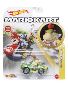 Hot Wheels Αυτοκινητάκι Bowser Jr. Flame Flyer | Hot Wheels Mario Kart – HDB27 Mattel Μινιατούρες | Συλλεκτικά