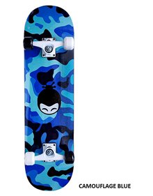 Τροχοσανίδα Skateboards Αθλοπαιδια Στενή Απλή 3Α Camouflage Blue - 001.5135 Αθλοπαιδιά Skates Πατίνια